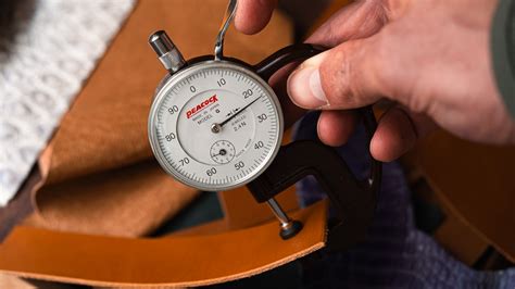 how is leather thickness measured|9 10 oz leather thickness.